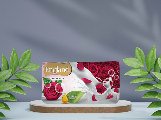 Pink Rose Creamy Soap - Pack of 6