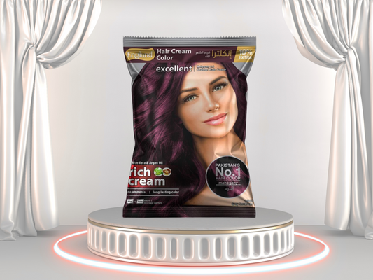 Hair Cream Color - Mahogany - Pack of 4